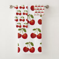 Red Cherries Fruit Personalized Name