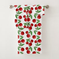 Red Cherries Graphic All Over Pattern