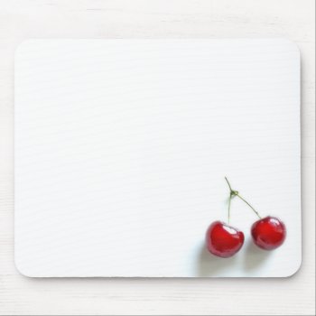 Red Cherries Mouse Pad by VoXeeD at Zazzle