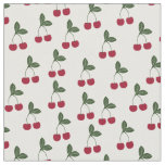 Red Cherries Pattern Fabric