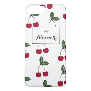 Red Cherries Pattern Personalized iPhone 7 Plus iPhone 8 Plus/7 Plus Case