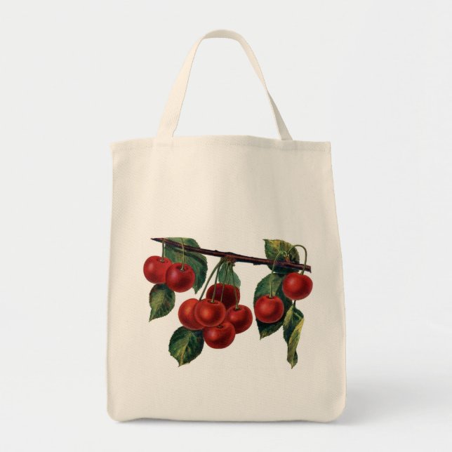 Red Cherries Tote Bag (Front)