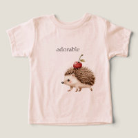 Red Cherry Adorable Hedgehog