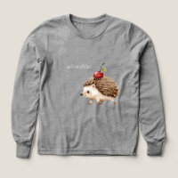 Red Cherry Adorable Hedgehog