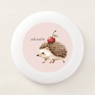 Red Cherry Adorable Hedgehog Wham-O Frisbee