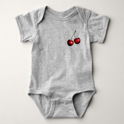 Red Cherry Baby Bodysuit