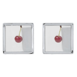 Red Cherry Berry Cufflinks