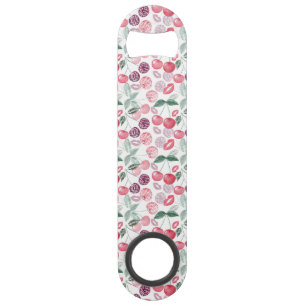 Red cherry berry fruit stylish bar key