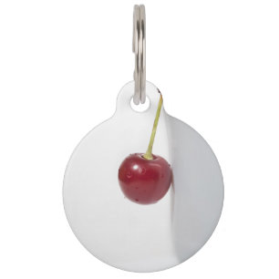Red Cherry Berry Pet Tag