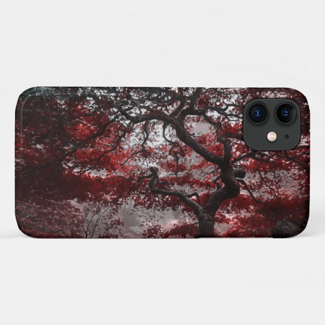 Red Cherry Blossom Tree  Case-Mate iPhone Case (Back (Horizontal))