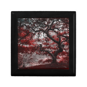 Red Cherry Blossom Tree Gift Box