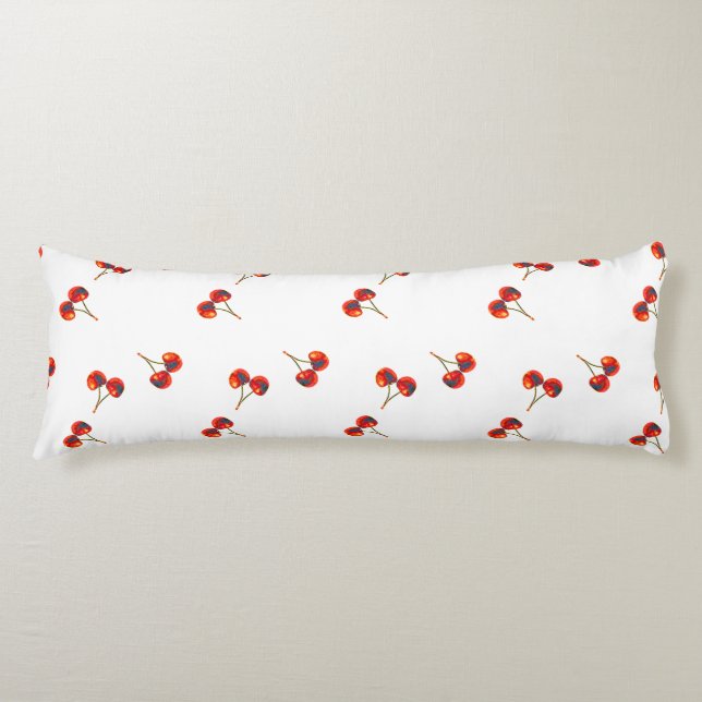 Red Cherry Body Pillow (Front)