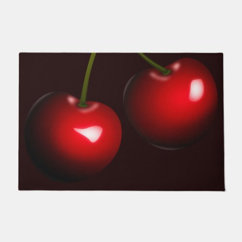 Red Cherry Doormat Fruits Your Colors