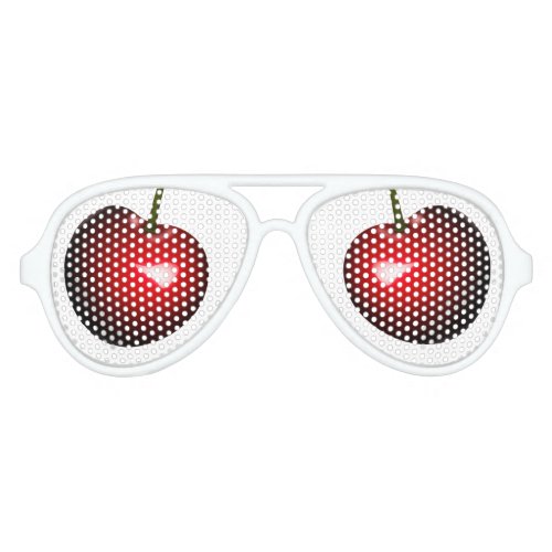 Red Cherry Eyes Funny Party Sunglasses