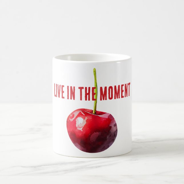 Red Cherry Fruit Coffee Mug (Center)