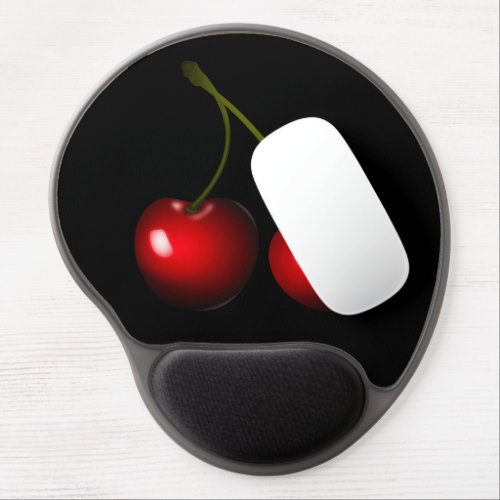 Red Cherry Gel Mouse Pad _ Your Colors