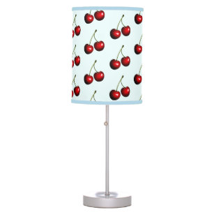 Red Cherry Lamp Blue - Your Colors