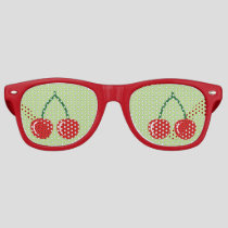 Red cherry party shades | Funny fruit sunglasses