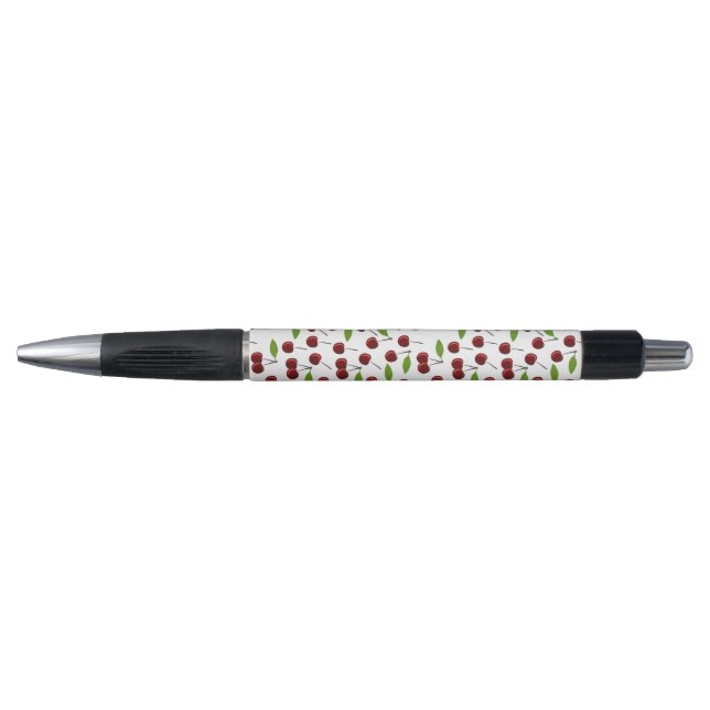 Red Cherry, Pattern Of Cherries, Leaves, Fruit Pen (Front)