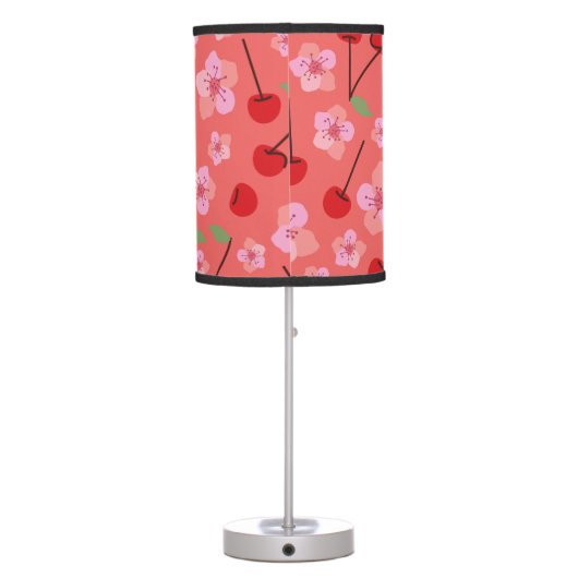 red cherry.  table lamp (Back)