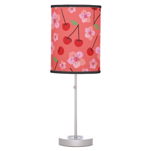 red cherry.  table lamp (Front)