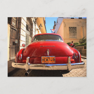 Red Chevrolet Postcard