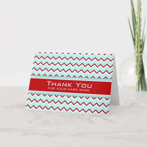 Red Chevron Administrative Professionals Day Card