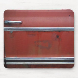 Red Chevy silver trim Mouse Pad