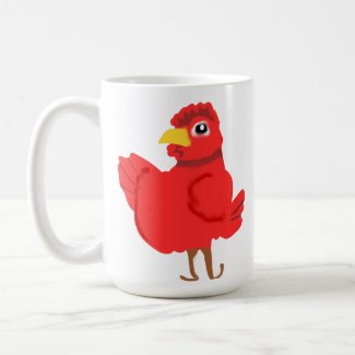 Red Chicken Coffee Mug