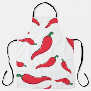 Red chile, cayenne-pepper cartridge. Spanish press Apron