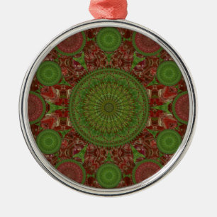 Red Chile Christmas Mandala Array Ornament