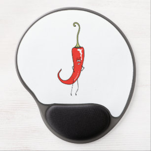 Red chili funny gel mouse pad