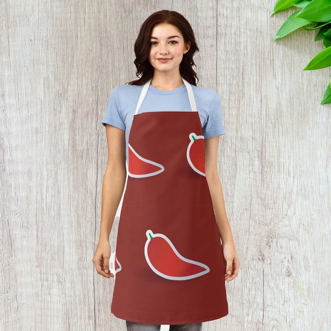 Red Chili Pepper Apron (Creator Uploaded)