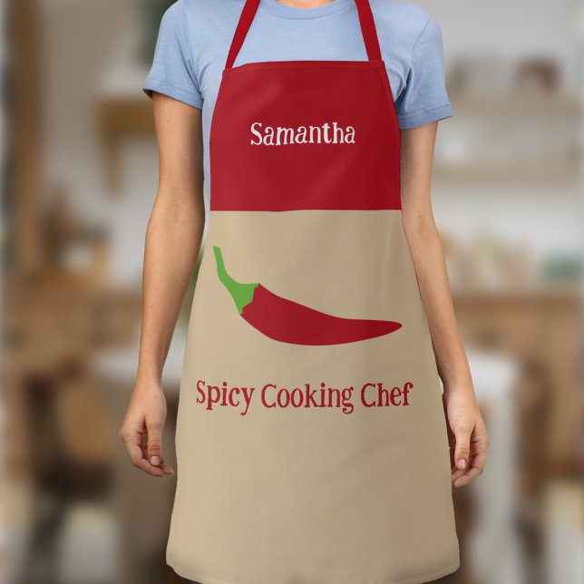 Red Chili Pepper Apron (Red Chili Pepper Apron)