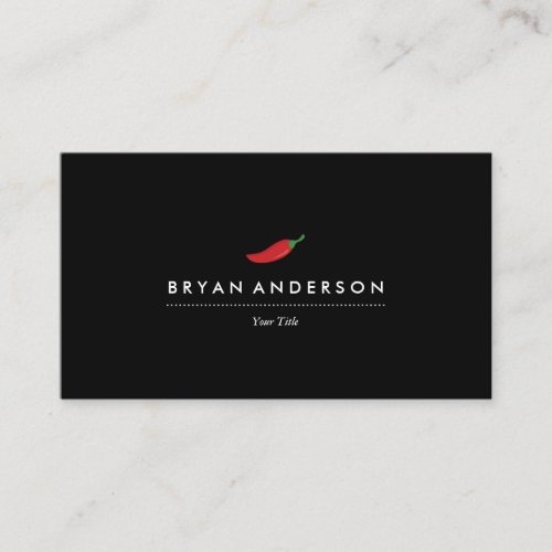 Red Chili Pepper Business Card