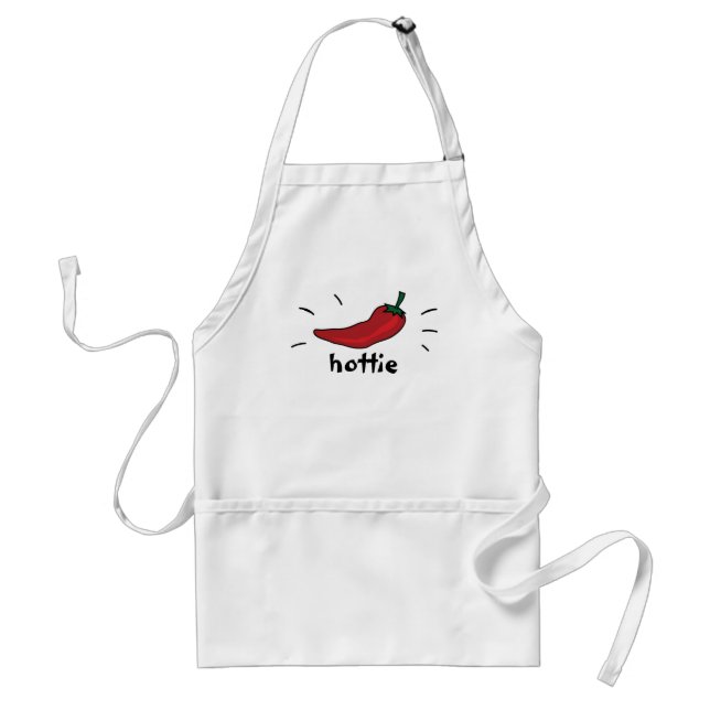 Red Chili Pepper Hottie Apron (Front)