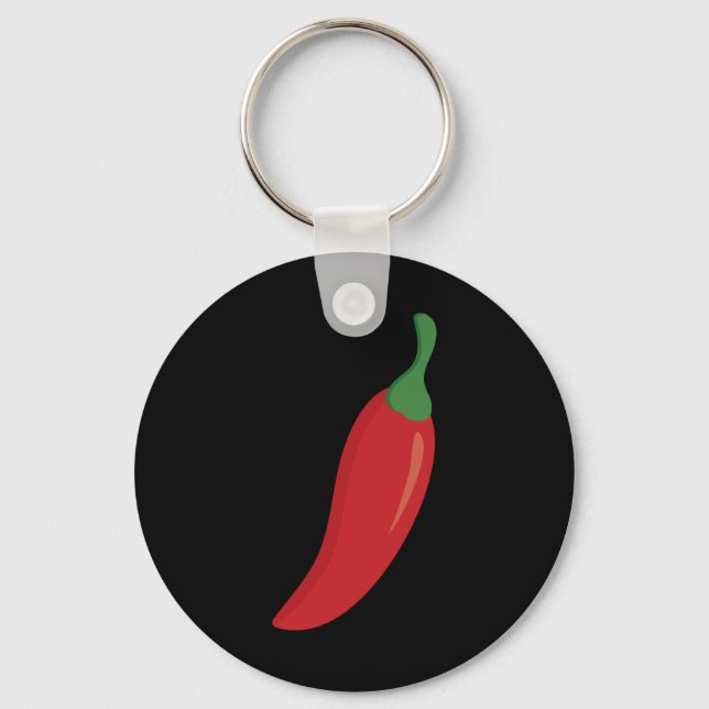 Red Chili Pepper Keychain (Front)