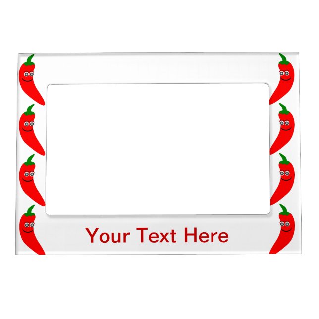 Red Chili Pepper Magnetic Picture Frame (Front)