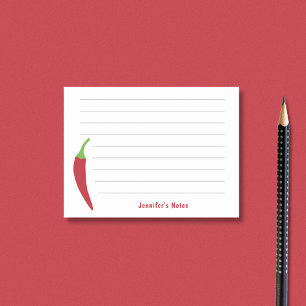 Red Chili Pepper Post-it Notes