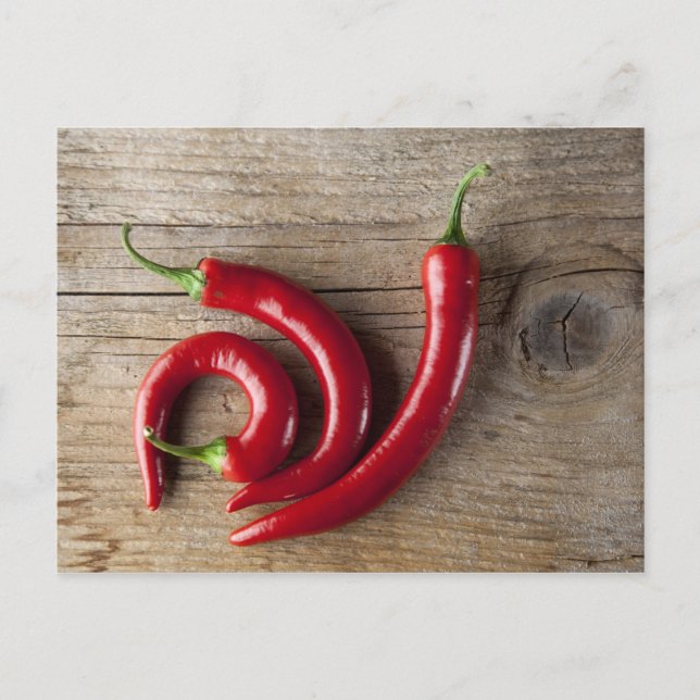 Red Chili Pepper Postcard (Front)