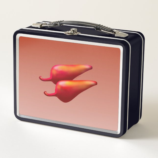 Red Chili Peppers black lunchbox (Front)