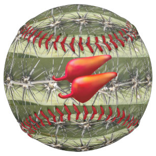 Red Chili Peppers cactus softball