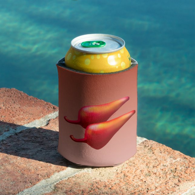 Red Chili Peppers can cooler 2 sided (In Situ Pool)