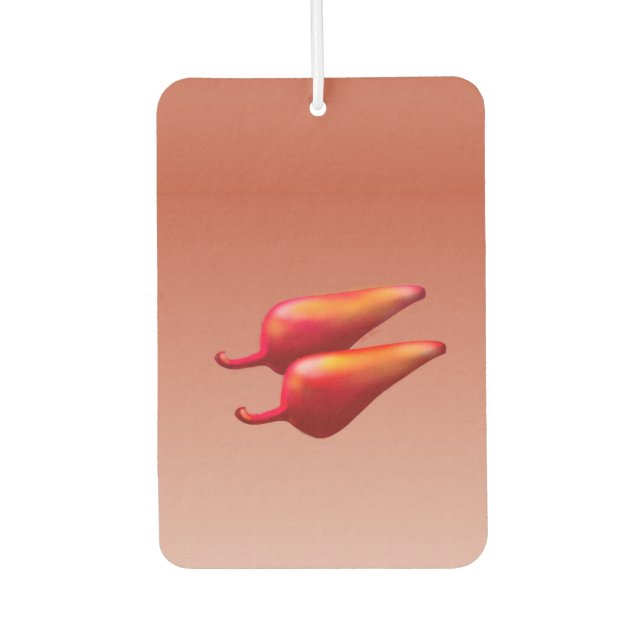 Red Chili Peppers car air freshener (Front)