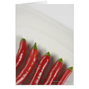 Red chili peppers cards
