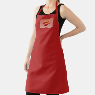 Red Chili Peppers chef apron