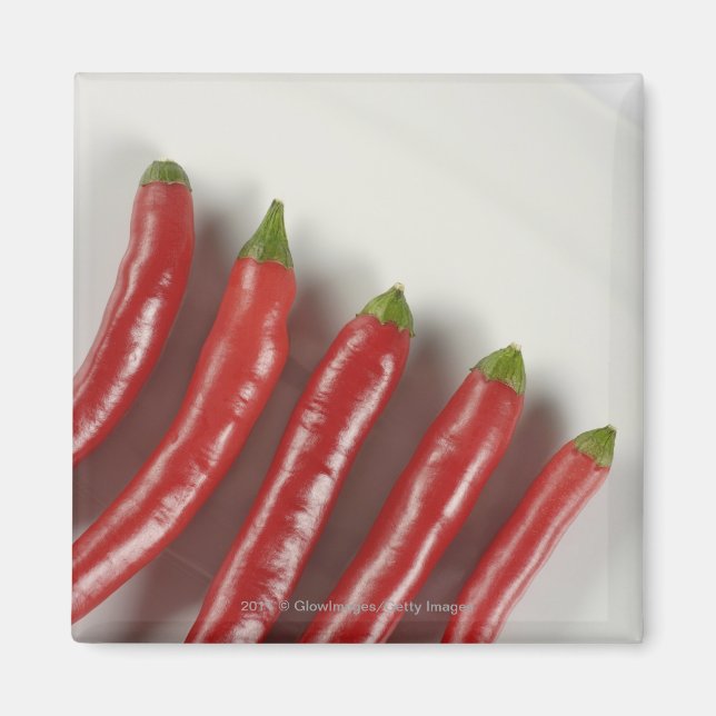 Red chili peppers magnet (Front)