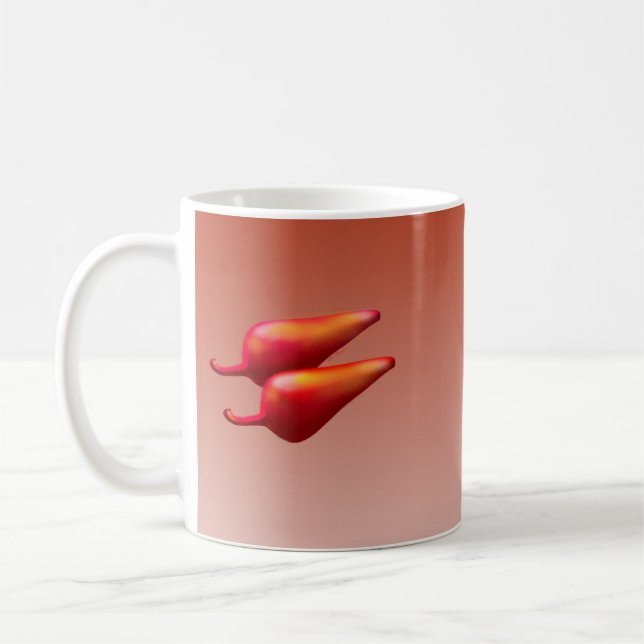 Red Chili Peppers mug (Left)