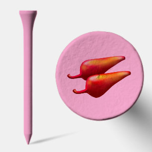 Red Chili Peppers pink golf tee top