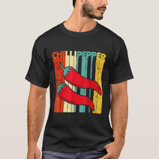 Red Chili Peppers, Red Hot Vintage Chili Peppers T T-Shirt